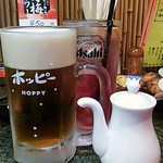 串焼ホルモンほうちゃん - 生ホッピー＆燃える酎ハイ　お好みでお酢を