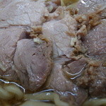 ラーメン二郎 - 豚もバッチリ出涸らし二郎豚（2014年4月22日）