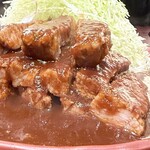 まるか食堂 - ポークチャップ300 タレが美味しい