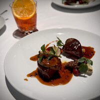 BEEF STEAK CLUB KIYO GINZA - 奥羽牛のフィレ肉のステーキとフォアグラソース・ペリグルティーヌ