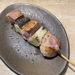 旨い魚と和食 個室居酒屋 葵屋 - 鴨のネギま串