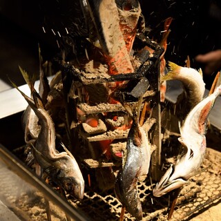 原点にして頂点。季節のお魚一本焼き