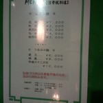 小判寿司 - メニュー