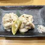 寿司大 - おつまみ　たら白子塩焼き