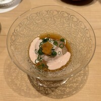 鮨 龍次郎 - かわはぎの肝和え