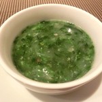 くろさわ東京菜 - 14.4月（夜）　ずわい蟹と菜の花のとろみスープ