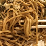  広島のお好み焼き 栞 - 焼きそばの麺