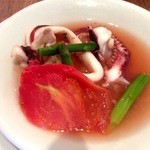 くろさわ東京菜 - 14.5月　スルメイカの蒸し物