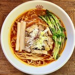 らぁめん翠蓮 - 新定番メニュー濃いめ焼き干し辛いの