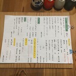 酒呑蕎食〆タグル - メニュー