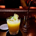 bar nagare - パイナップルのカクテル