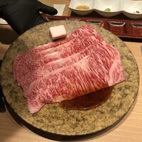 個室焼肉 銀座きたお - サーロインの焼きすき
