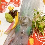 呼子活イカ 博多巻き串 燈 - 