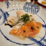 かわむら - サーモン・アワビ・ホタテ・鰈