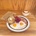 ofu - ofu breakfast、ホットラテ