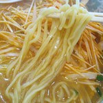 王水 - 平打ちのストレート太麺