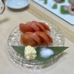 焼鳥・海鮮料理 鳥忠 - 冷やしトマト