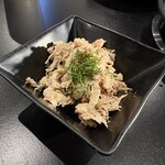 新家 - ささみの梅しそポン酢