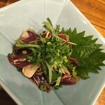 魚バル 波間 - ■カツオ薬味漬け　800