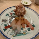 鮨桂太 - 香箱蟹とアマエビ