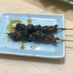焼鳥・海鮮料理 鳥忠 - 肝焼き