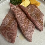 炭火焼肉 六本木 隆 - 11/27　特上イチボ　¥3,480