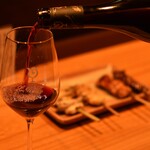 ワインペアリングコース（仲田晃司氏のワインと焼き鳥8本のコース）