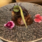 鉄板懐石 りんどう - 焼きしゃぶ•フォワグラソテー添え