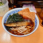 加賀 - ■ にしん そば・うどん、740円
      + きつね (トッピング)、100円