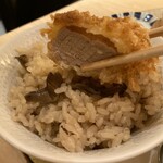 和心とんかつ あんず はなれ - ヒレカツは柔らかジューシー