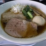 鶏白湯らーめん CAROL - 中華そば　味玉と玉ねぎトッピング