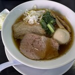 鶏白湯らーめん CAROL - 中華そば　味玉と玉ねぎトッピング
