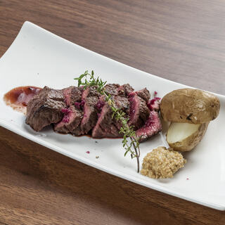 馬肉のステーキ