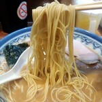 博多とんこつ 天神旗 - 本博多　麺リフト