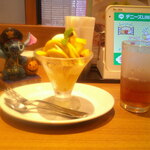 デニーズ - ライト モーニング ドリンクバー付き ＆ 蜜いもの ちょこっとパルフェ