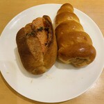 ブーランジェリ･エ･カフェ　オブジェ - 5巡目♡明太子フランス♡ピーナッツコルネ♡