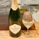 とんかつ 乃ぐち - スパークリングワイン