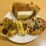 ブーランジェリ･エ･カフェ　オブジェ - 1巡目♡栗とさつまいも♡牛乳食♡ねぎみそベーコン♡カツサンド♡