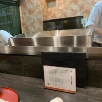 天ぷら わかやま - 揚げ場の真ん前に着席