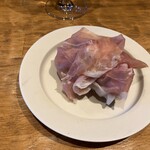 ricordo - フィナンシェ生ハム乗せ