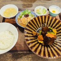 中華旬彩 森本 - 根菜入り黒酢酢豚セット+ミニよだれ鶏