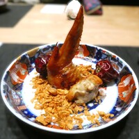 和牛中國菜 熊ノ花レ - 阿波尾鶏手羽先一夜干し　毛沢東スパイス