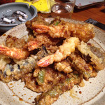 季節料理車屋 - タレ仕様の天ぷら