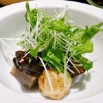 鰆 四川風味噌和え