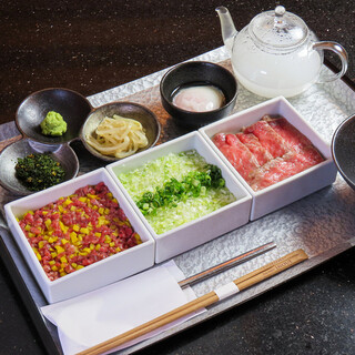 ランチ限定ひつまぶし三重奏