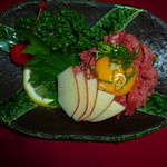 【黒毛和牛】おすすめ!レアステーキユッケ味