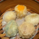 中国酒家 李白 - おススメ蒸し点心　５種