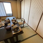 懐石宿  潮里 - 朝食：今朝も同じ個室で快適