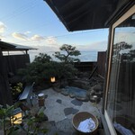 懐石宿  潮里 - 部屋の露天風呂