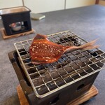 懐石宿  潮里 - 朝食：味醂干し好きです